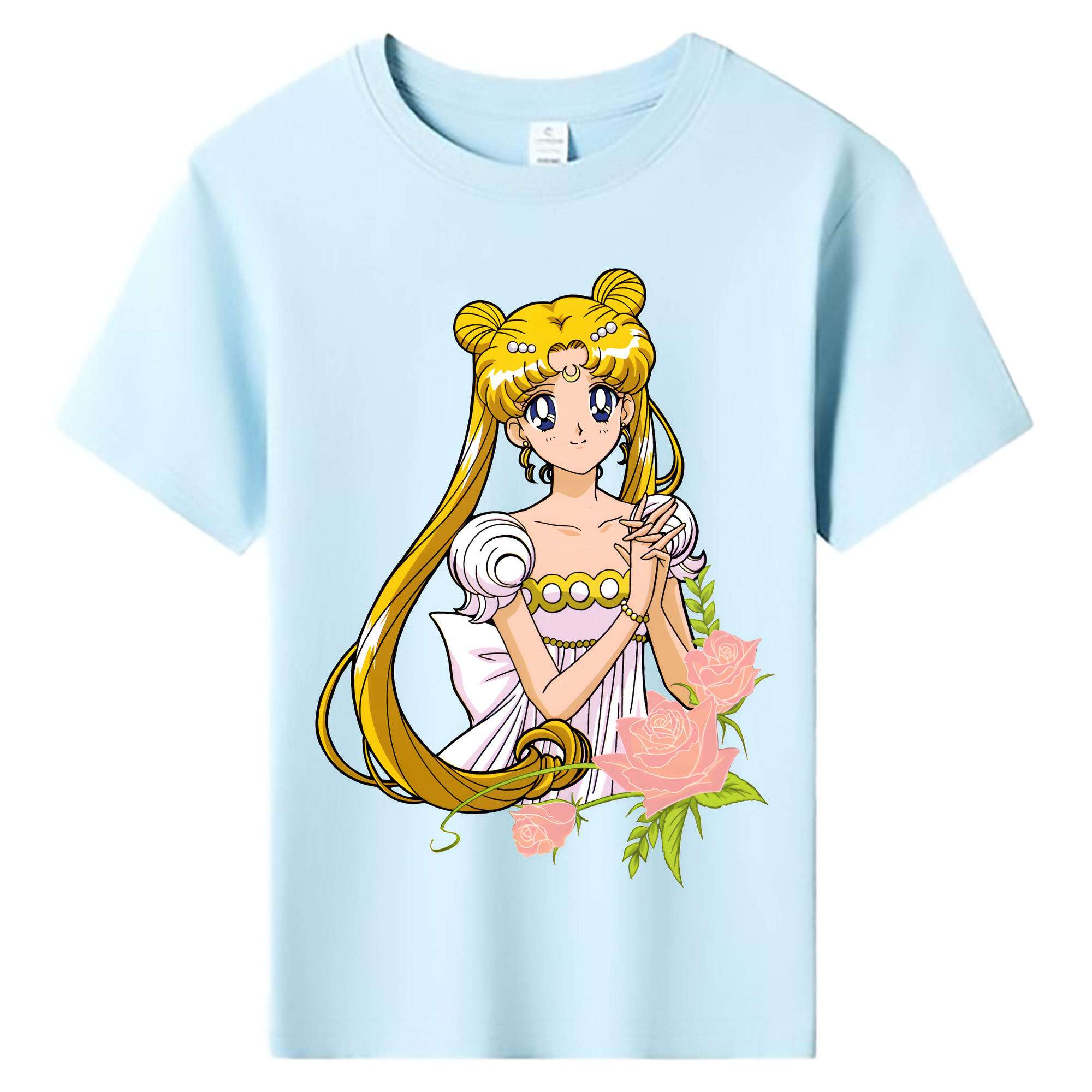 （画像用） 美少女戦士セーラームーン 愛野 美奈子 あいの みなこ Sailor Moon Aino Minako 綿100％キッズTシャツ（フロントプリント）
